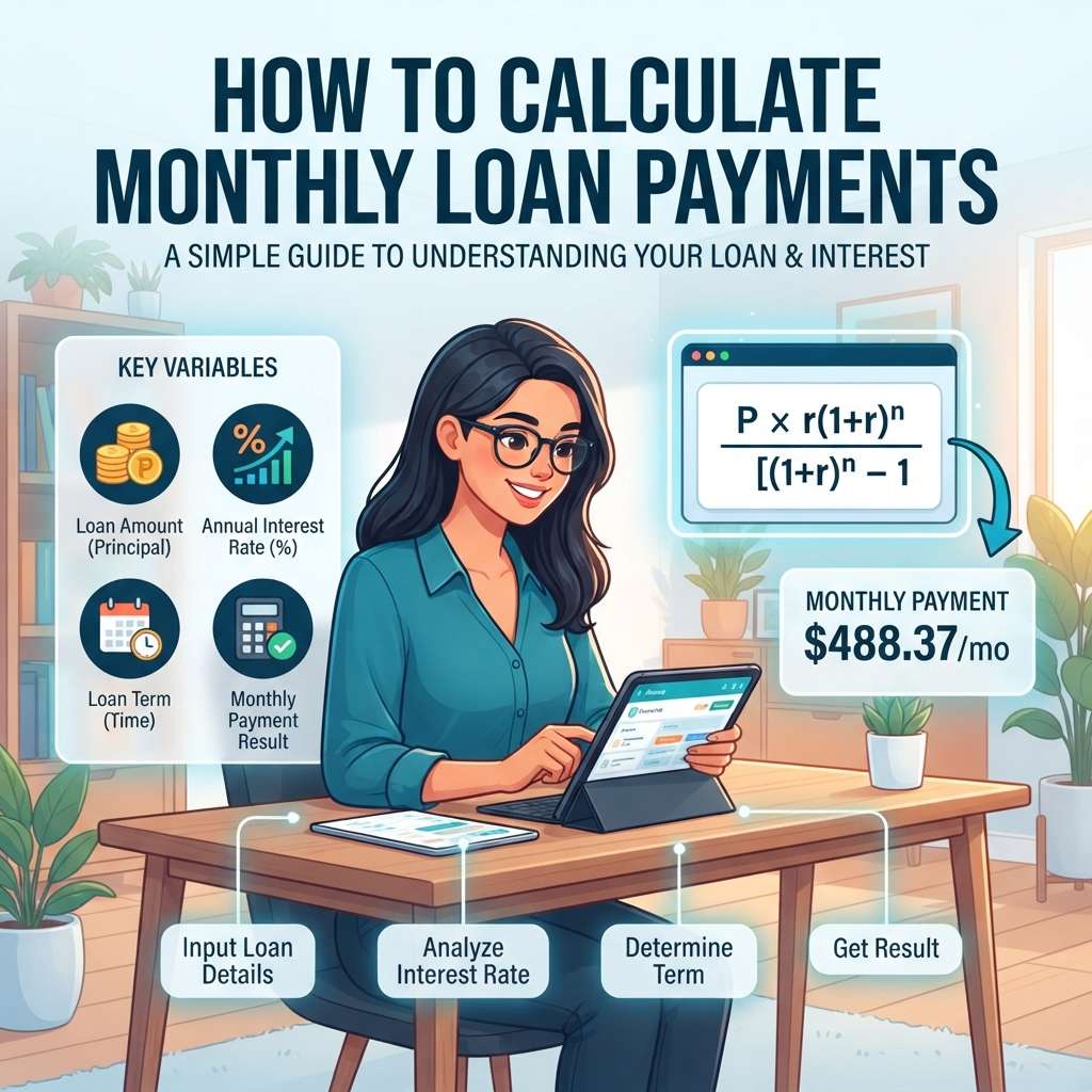 How to Calculate Monthly Loan Payments